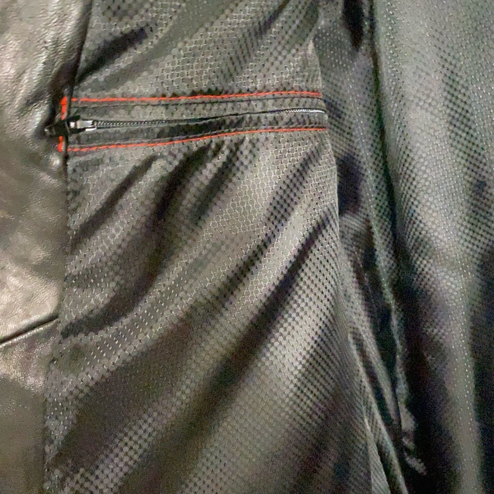 Men's Rosleen Black Leather Jacket Size XXL - Picture 6 of 10